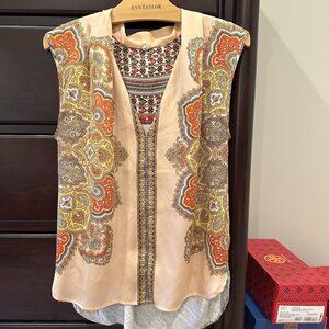 Anthropologie paisley blouse